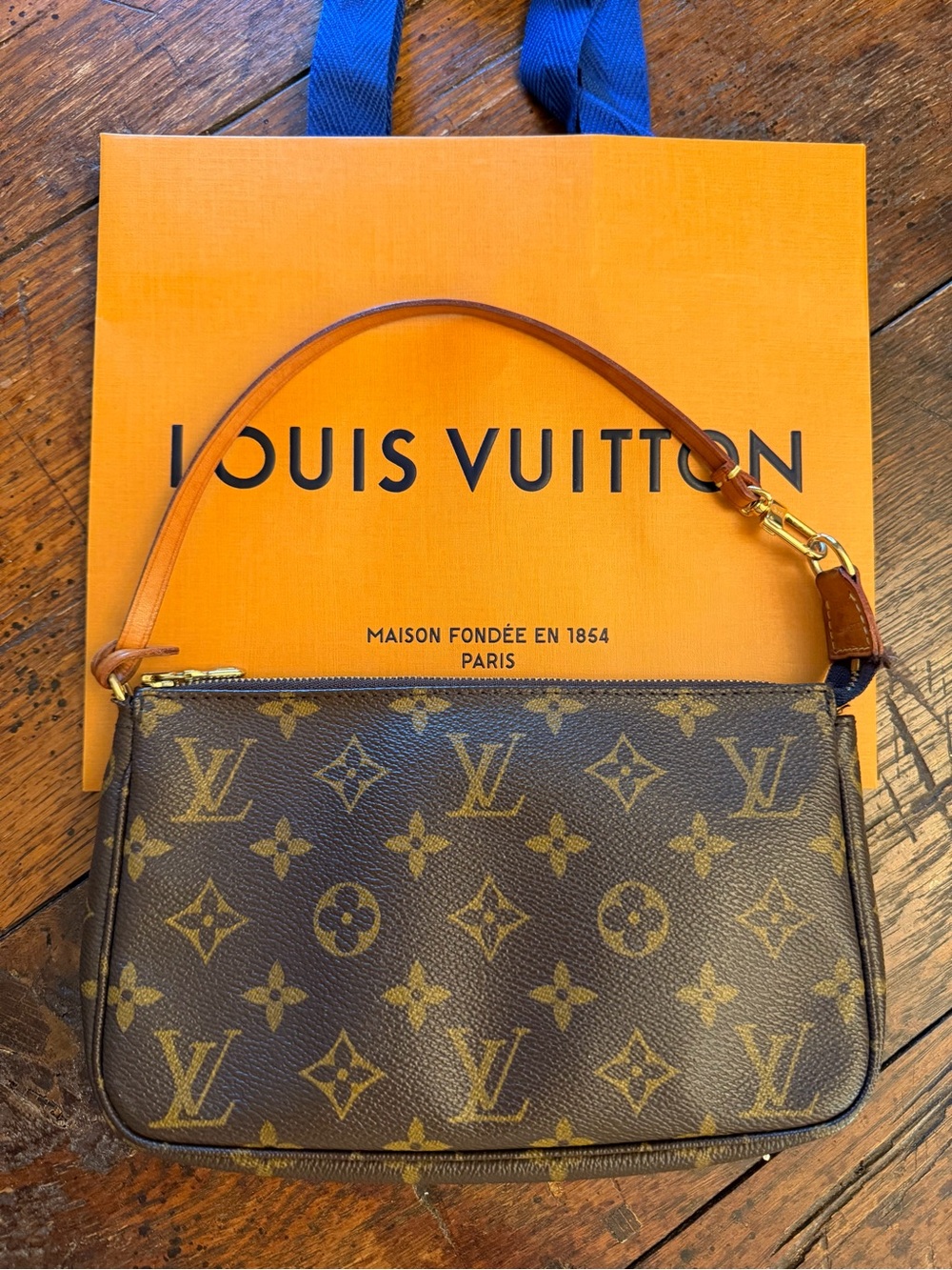 Louis Vuitton Brown Monogram Pochette